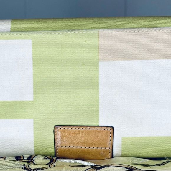 Bally Canvas Long Wallet with Leather Snap - Picture 3 of 13